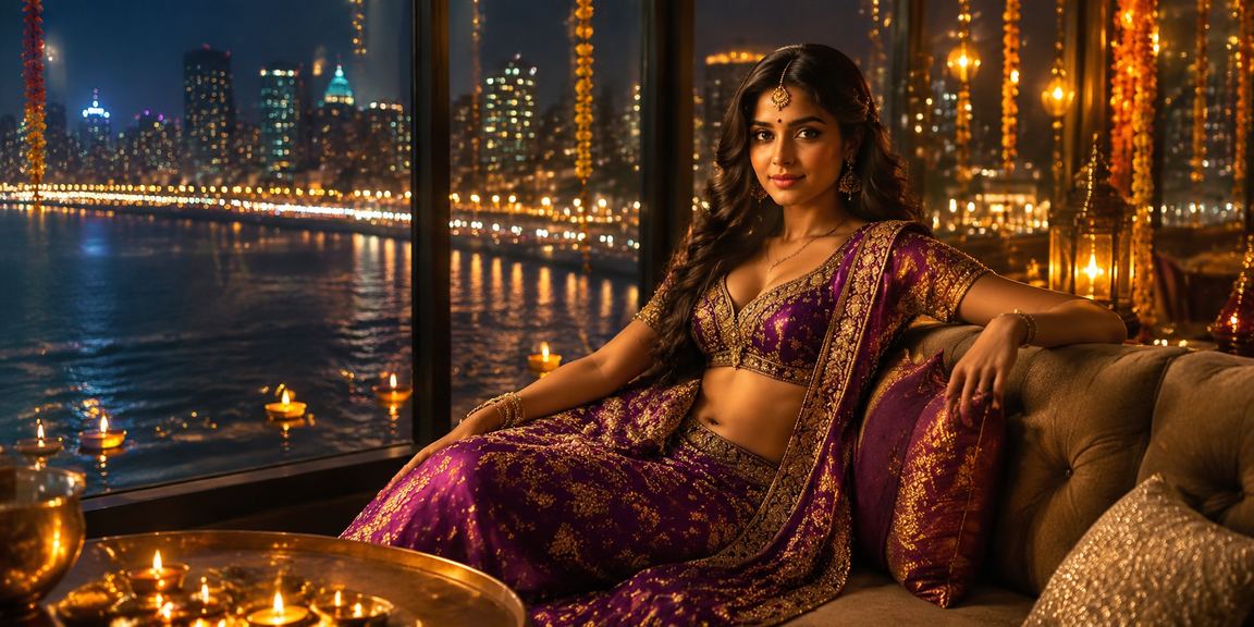 Mumbai celebration with decorations during Diwali festival associated with special sports betting bonuses
